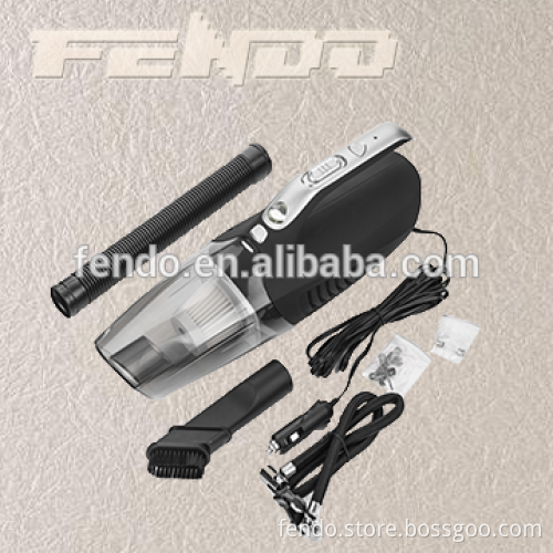 DC12V with lighting and Pressure measuring functions Portable handhold car vacuum cleaner